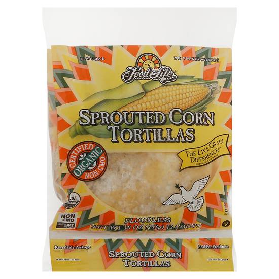 Food For Life Organic Sprouted Corn Tortillas (12 ct)