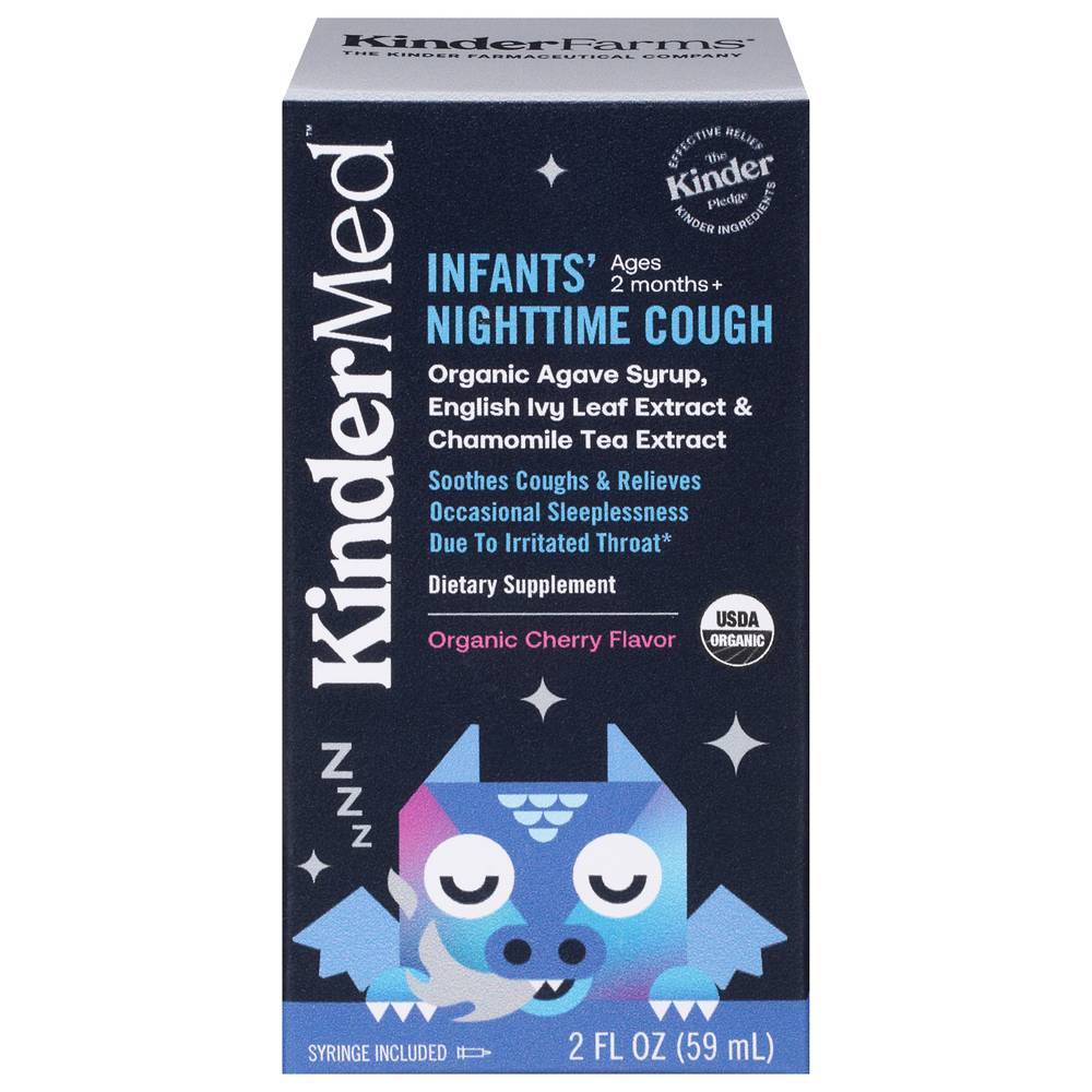 Kindermed Infants' Organic Cherry Nighttime Cough (2 fl oz)