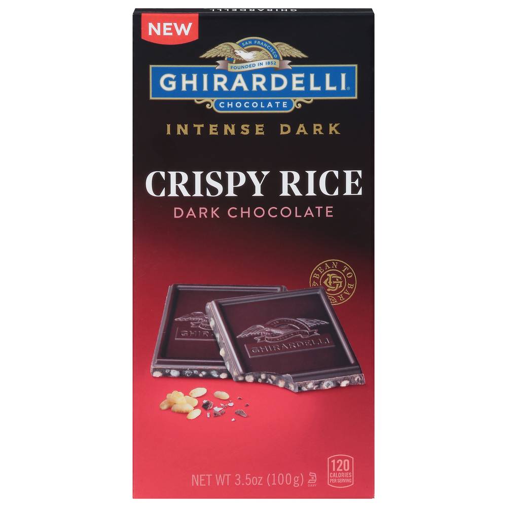 Ghirardelli Crispy Rice Dark Chocolate (3.5 oz)