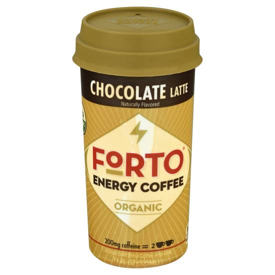 Forto Organic Chocolate Latte Energy Coffee (11 fl oz)