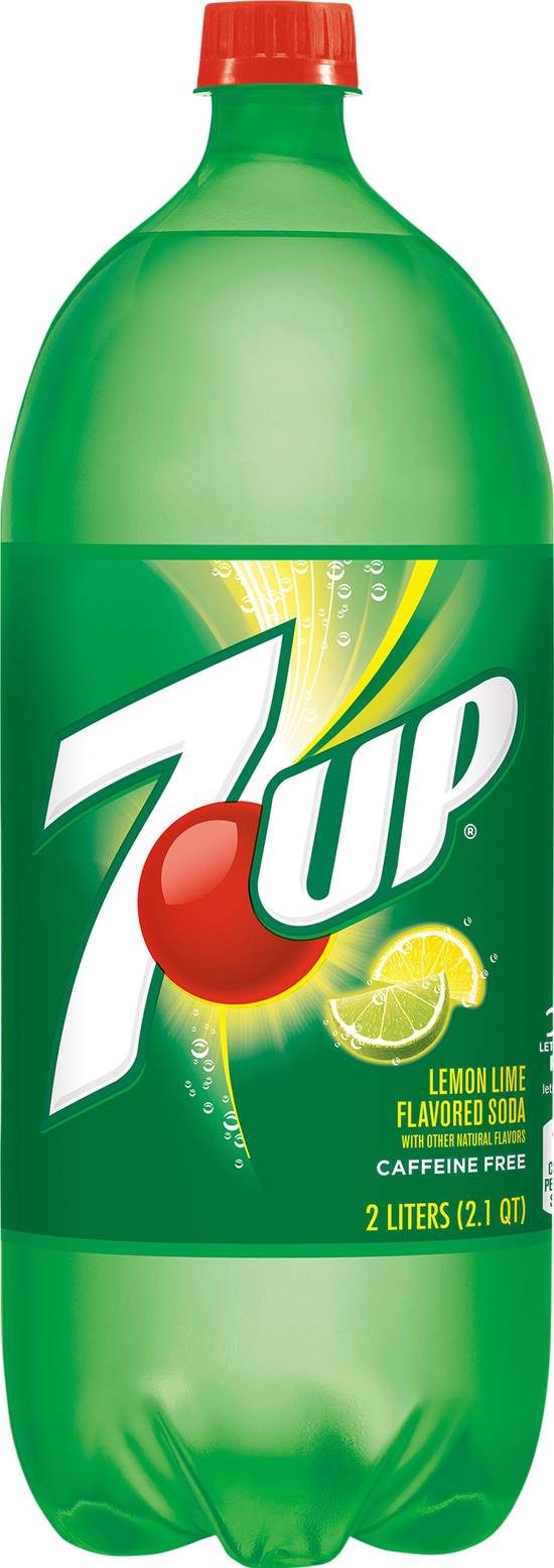 7Up Caffeine Free Lemon Lime Flavored Soda (2 L)