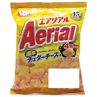 ヤマザキビスケット　エアリアル　濃厚チェダーチーズ味　６５ｇ