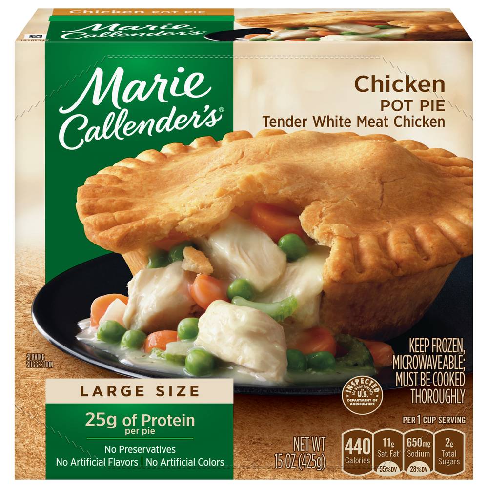 Marie Callender's Pot Pie Frozen Meal (chicken)