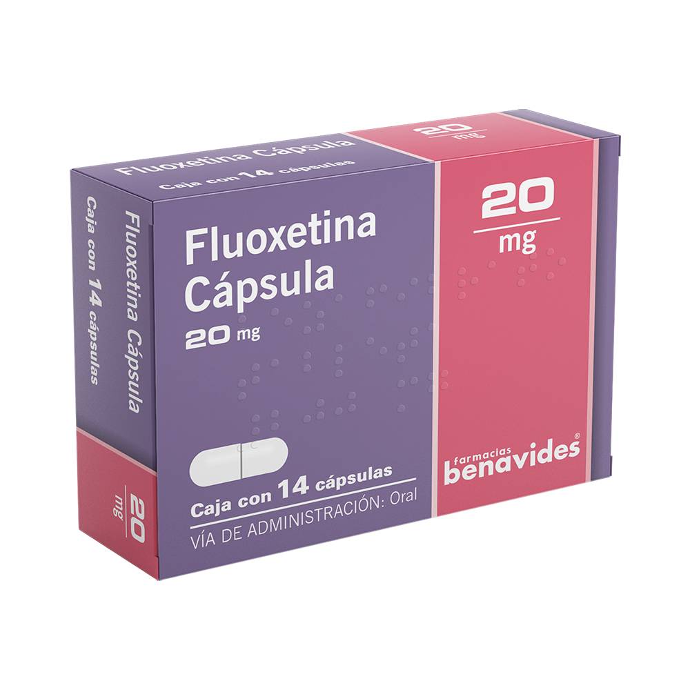 Almus fluoxetina cápsulas 20 mg (14 piezas)