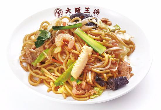 もちもち太麺の炒め焼そば Stir-Fried Thick Noodles
