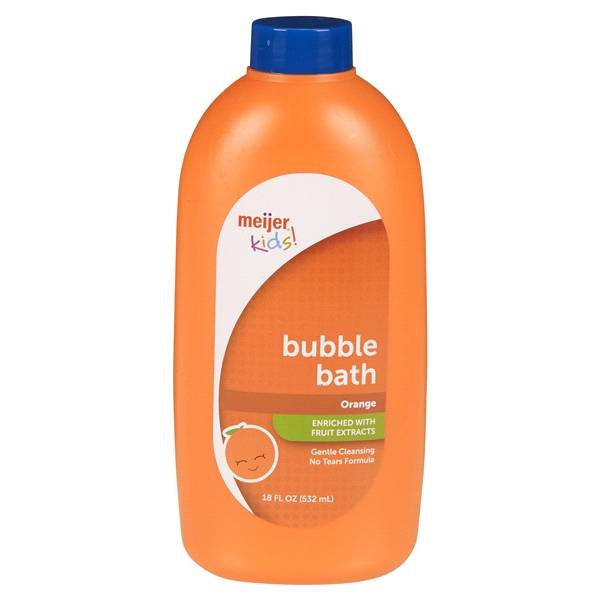 Meijer Kids Bubble Bath Orange, 18 Oz