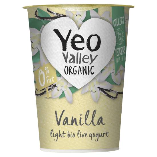 Yeo Valley Organic Vanilla Light Bio Live Yogurt 450g