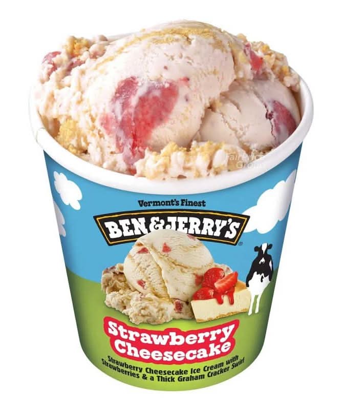 Ben & Jerry's Ice Cream - Strawberry Cheesecake 473 ml