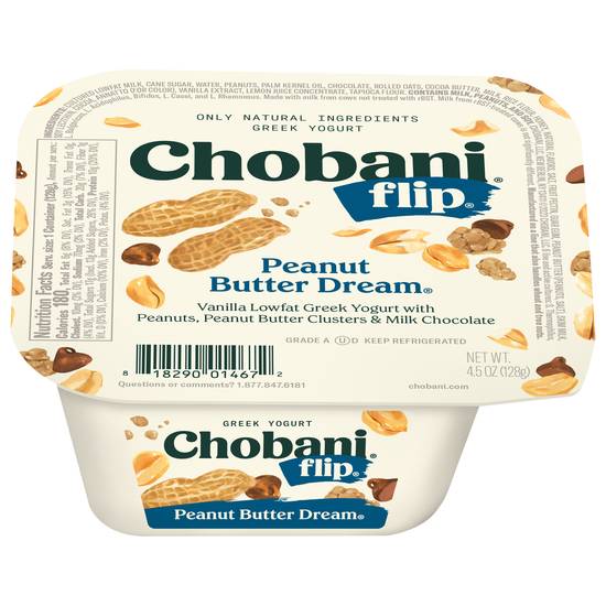 Chobani Flip Greek Peanut Butter Dream Yogurt