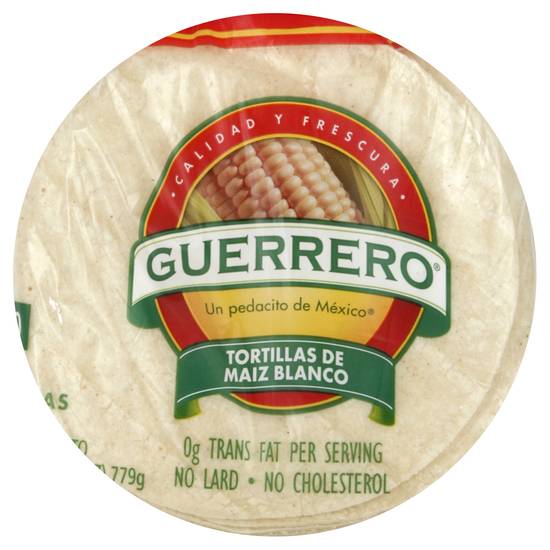 Guerrero Corn De Maiz Blanco Tortillas (27.5oz bag)
