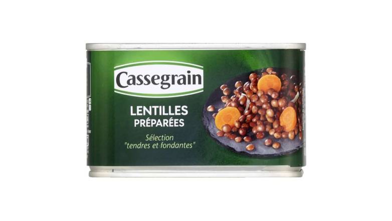 Cassegrain Lentilles préparées La boîte de 265g net égoutté