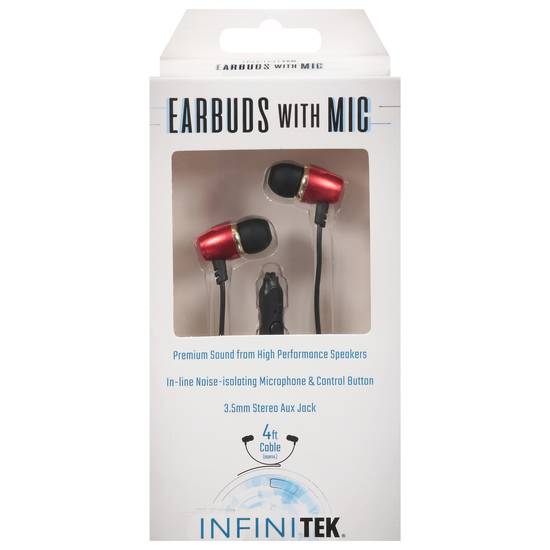 Infinitek Earbuds With Mic