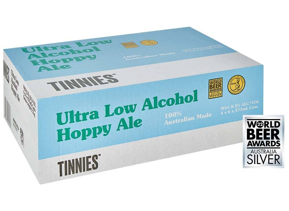 Tinnies Ultra Low Alcohol Can 375mL X carton 24