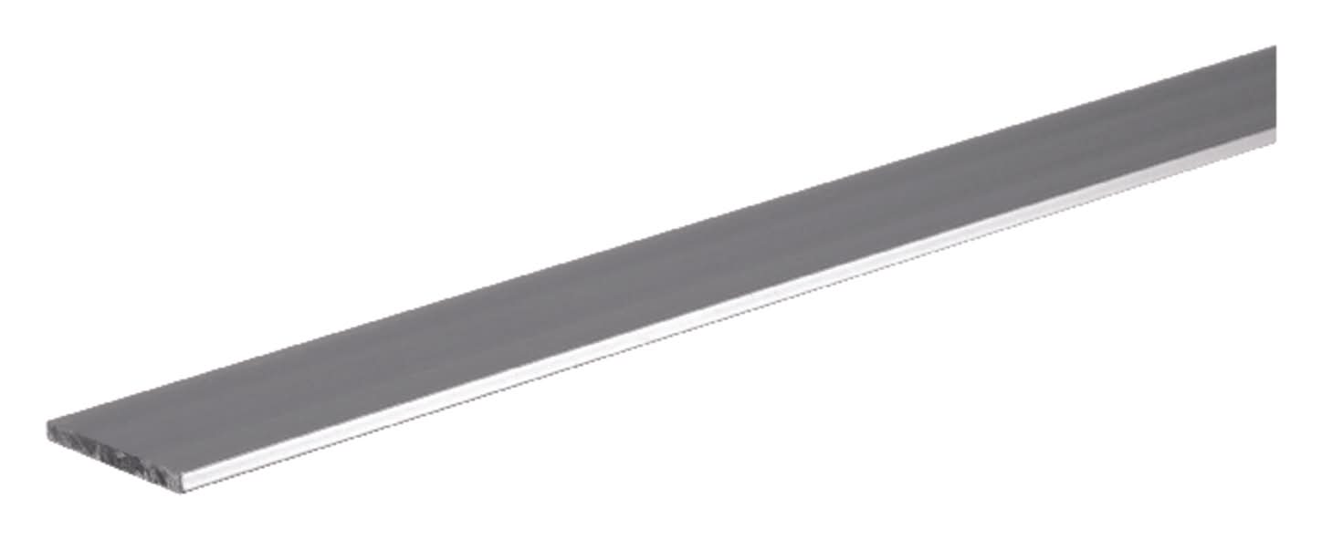 Steelworks 0.125 In. X 0.75 In. W X 3 Ft. L Aluminum Flat Bar 1 Pk