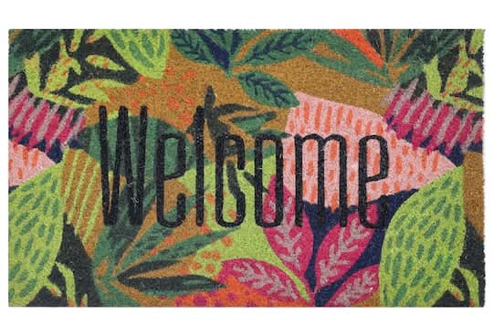 Welcome Leaf Doormat By Ashland