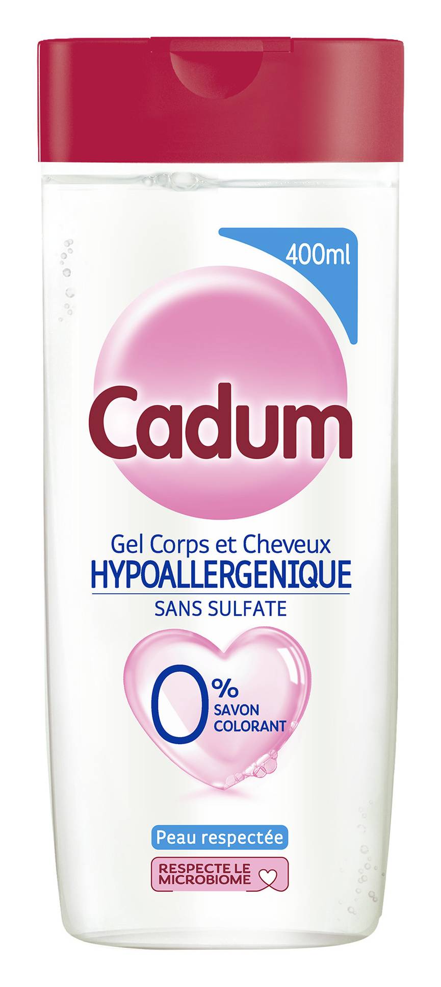 Cadum - Gel corps et cheveux hypoallergénique sans sulfate