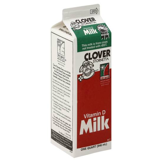 Clover Sonoma Vitamin D Whole Milk (946 ml)