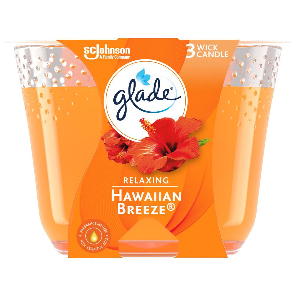 Glade 3 Wick Scented Candle Air Freshener (1 pack)