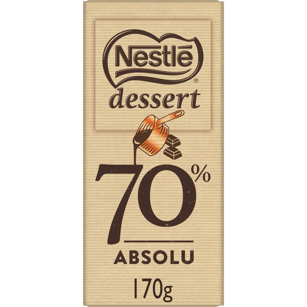 Nestlé - Dessert chocolat noir absolu à patisser (170g)