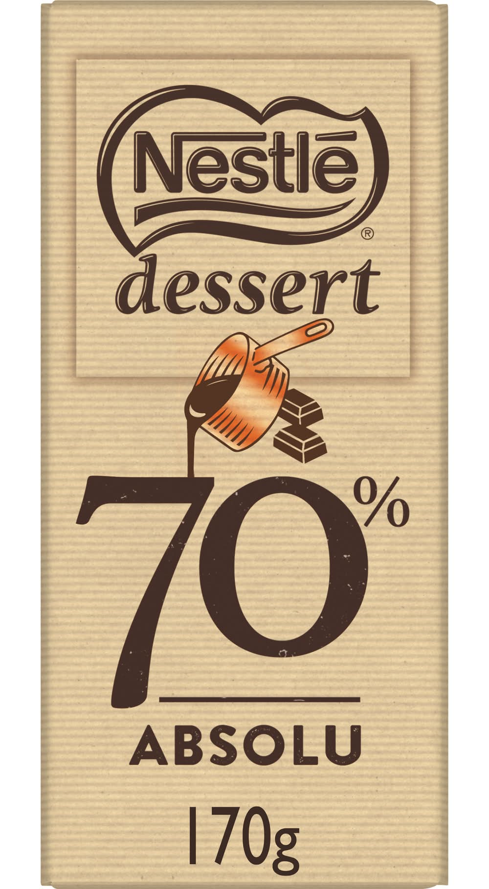 Nestlé - Dessert chocolat noir absolu à patisser (170g)