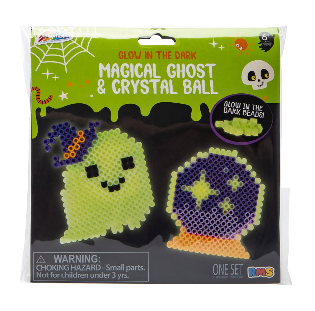 Halloween Heat & Fuse Melty Beads Set Ghost and Crystal Ball