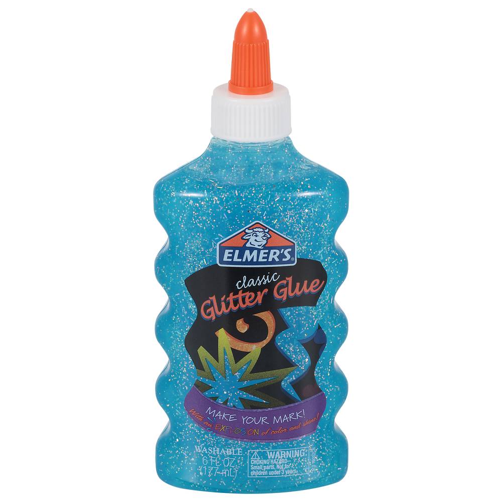 Elmer's Classic Glitter Glue Blue