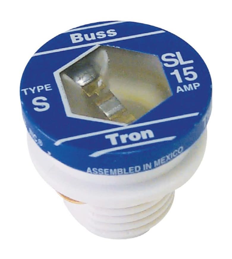 Cooper Bussmann 3 -Pack 15 Amp Time delay Plug Fuse