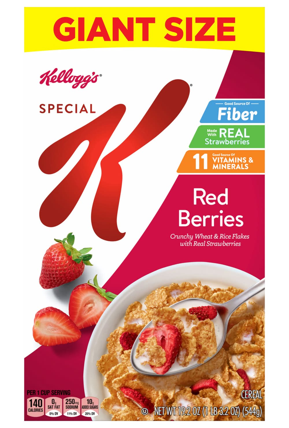 Kellogg's Special K Breakfast Cereal, Red Berries (19.2 oz)