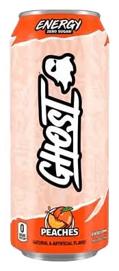 Ghost Energy Peaches 16oz