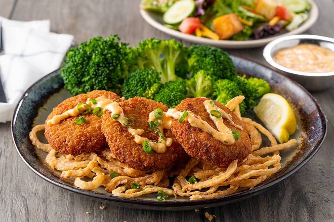 Order Crispy Crab Cakes food online from Logan's Roadhouse store, Spring Hill on bringmethat.com