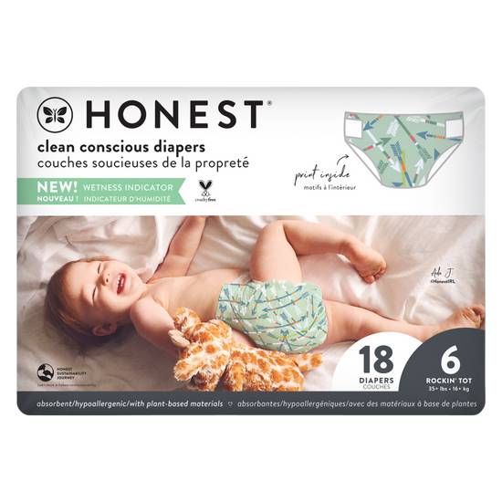 The Honest Company Diapers Size 6 This Way, That Way 18ct