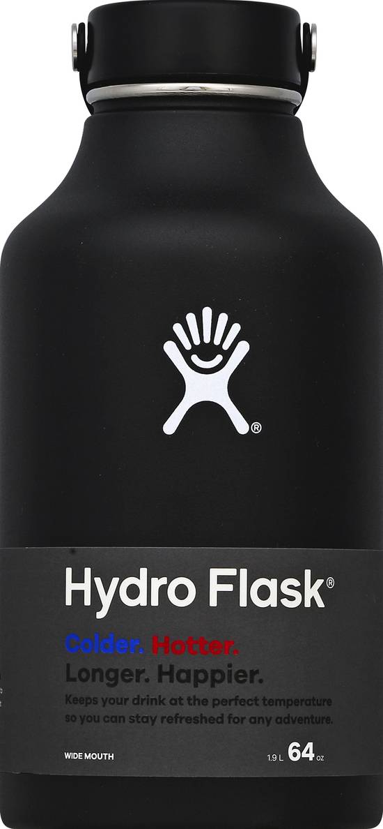 Hydro Flask 64oz Wide Mouth - Black