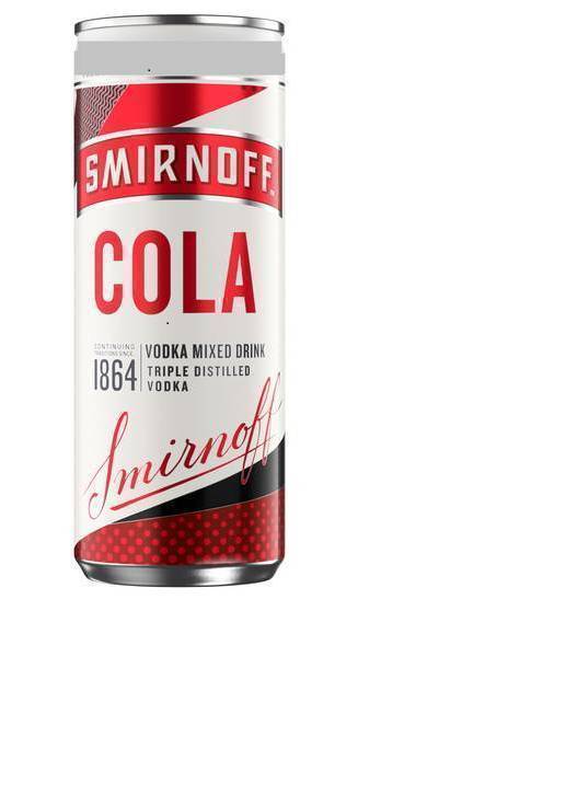 Smirnoff & Cola 250ml ABV 5%