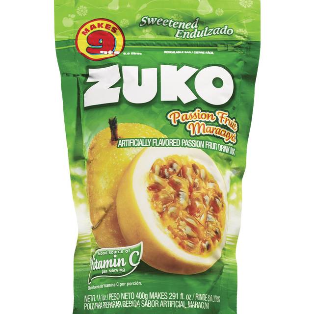 Zuko Passion Fruit Maracuya Drink Mix (14 oz)