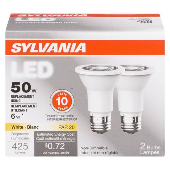 Sylvania Led Light Bulk 6w (2 units)