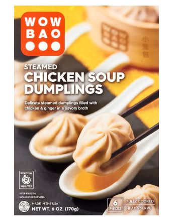 Wow Bao Steamed Dumplings, Chicken Soup (6 oz, 6 ct)