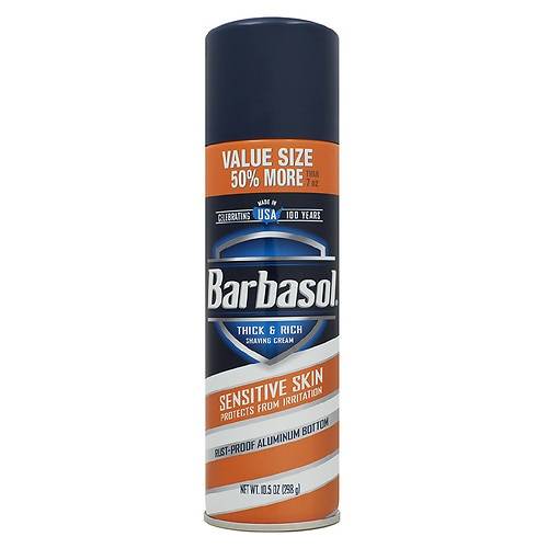 Barbasol Shaving Cream Sensitive Skin - 10.5 OZ