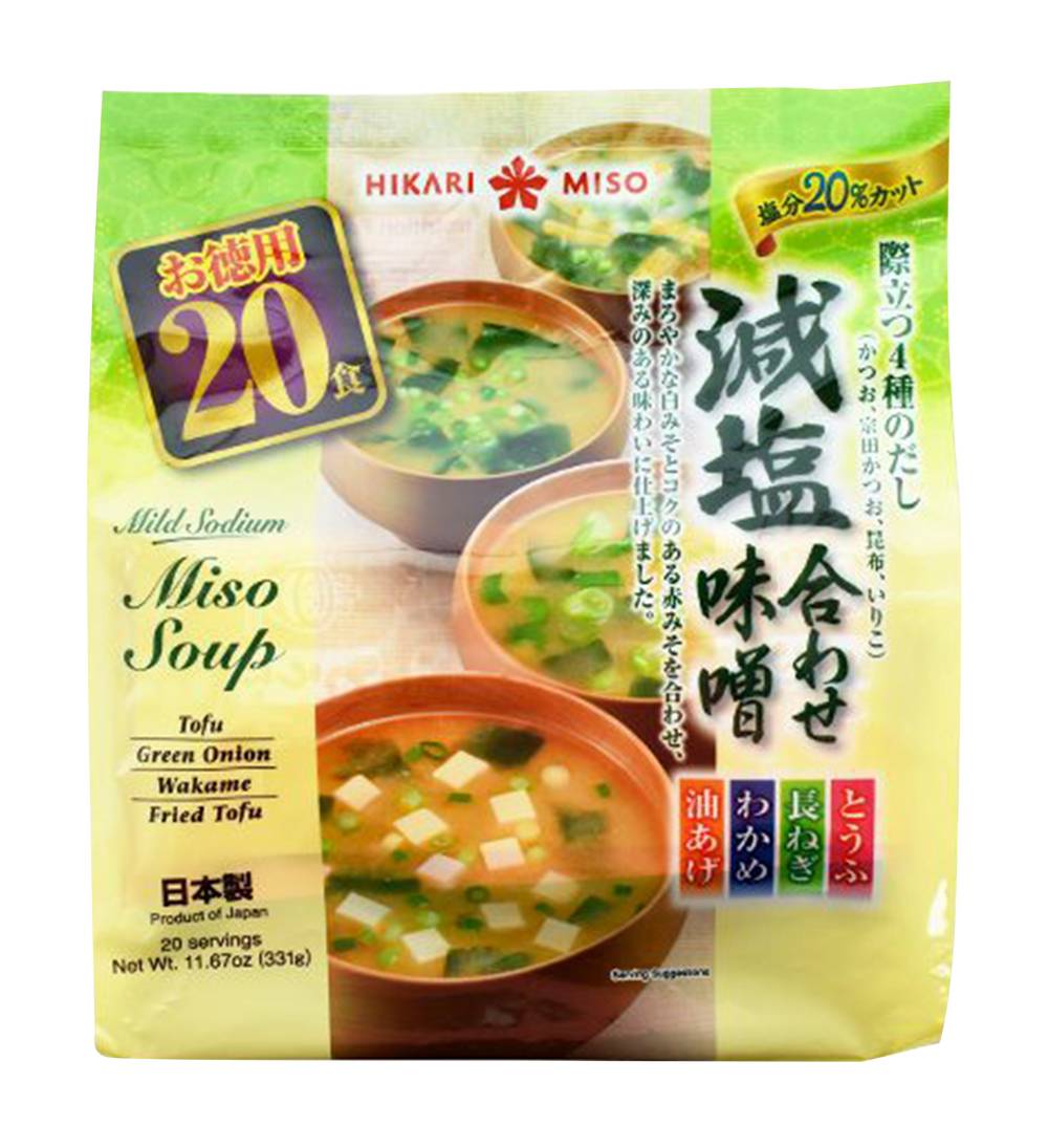 Hikari Miso Instant Mix Less Salt (331g)
