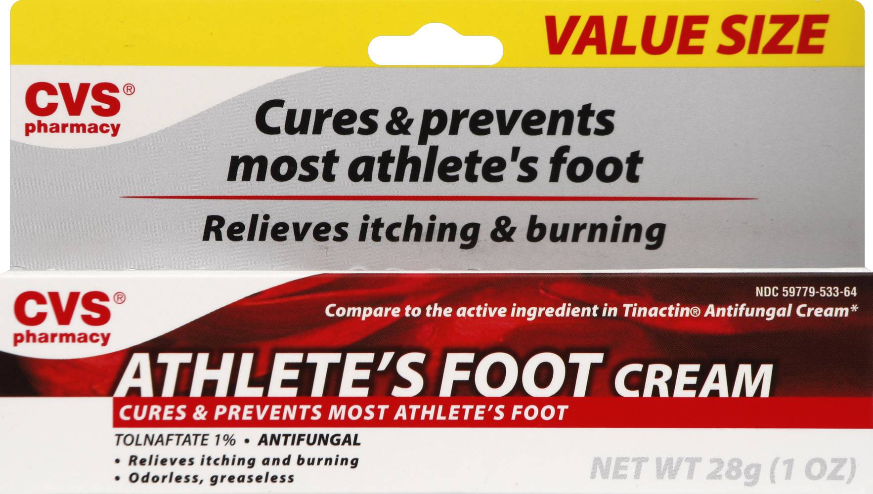 CVS Pharmacy Pharmacy Athlete's Foot Cream (1 oz)