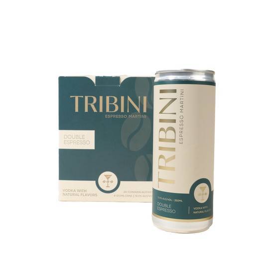 Tribini Double Espresso Martini (4x 250ml cans)