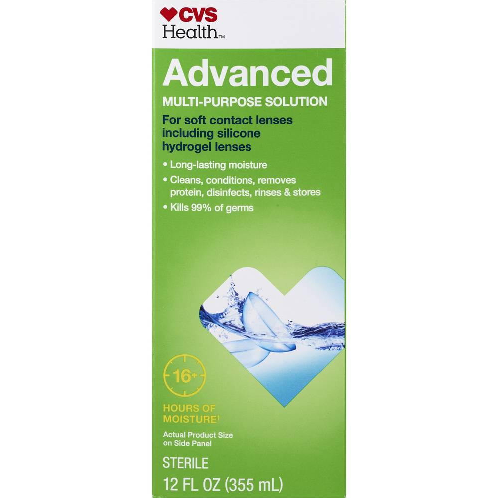 CVS Health Advanced Multi-Purpose Contact Lens Solution (12 fl oz)