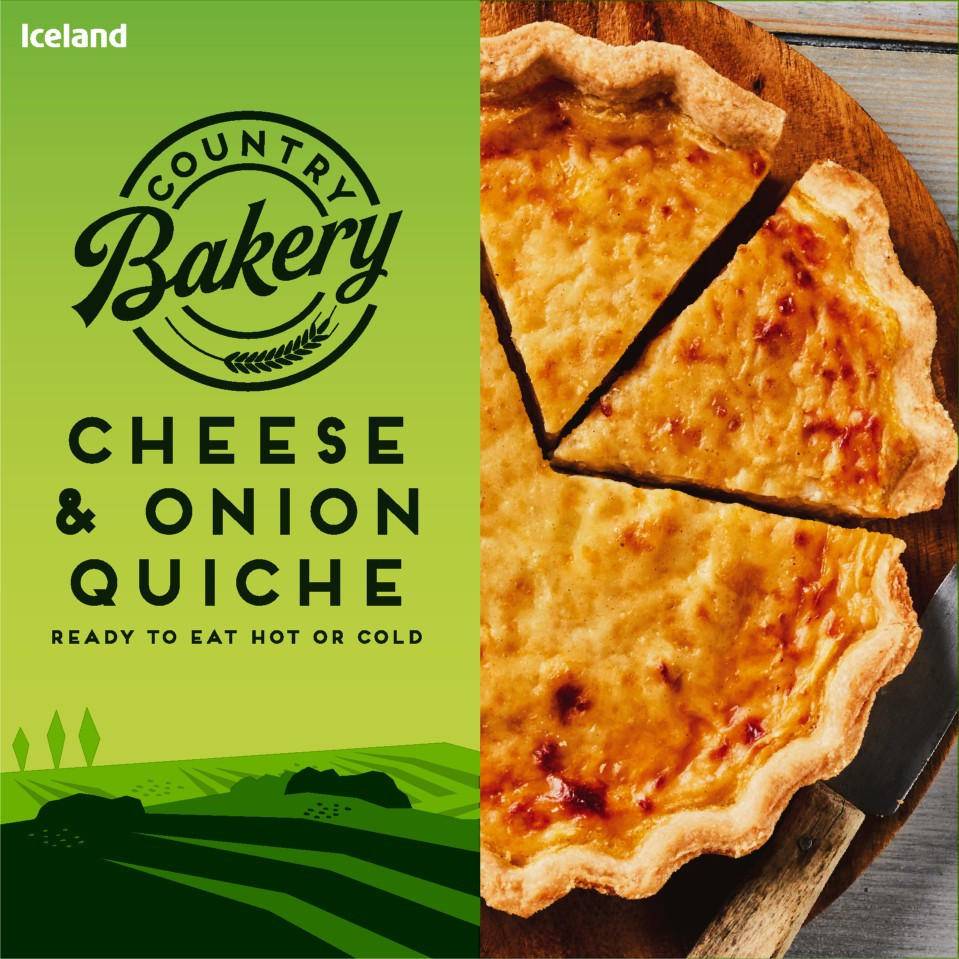 Iceland Cheese and Onion Quiche