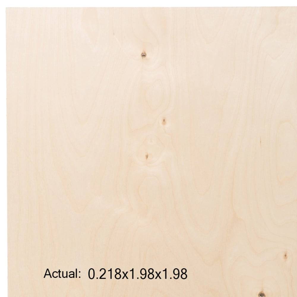 1/4-in x 2-ft x 2-ft Birch Sanded Plywood | 118527