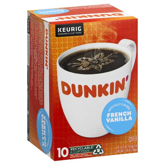 Dunkin' K-Cup Pods Coffee (10 ct, 3.7 oz) (french vanilla)