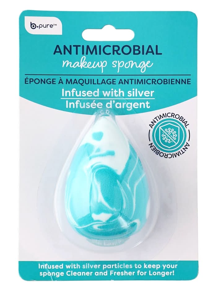 B Pure Silver Infused Antimicrobial Makeup Sponge