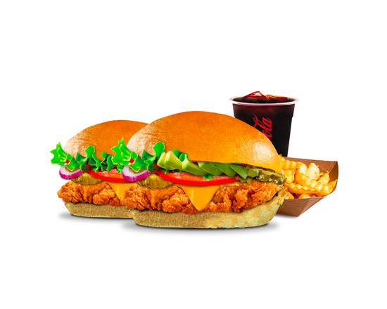 Menu double for two