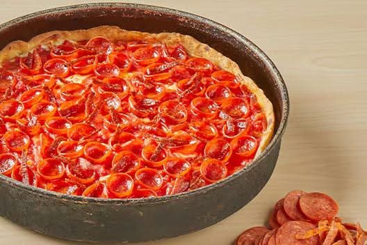 Small - Deep Dish Triple Pepp