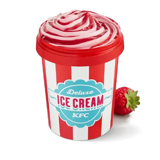 Ice Cream Deluxe Lody Truskawkowe 460ml