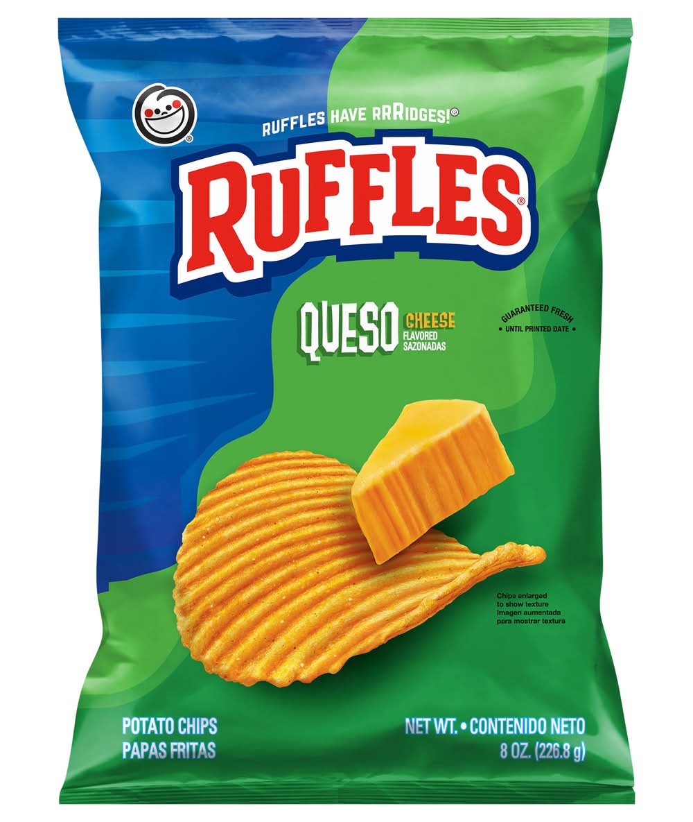 Ruffles Potato Chips, Cheese (8 oz)