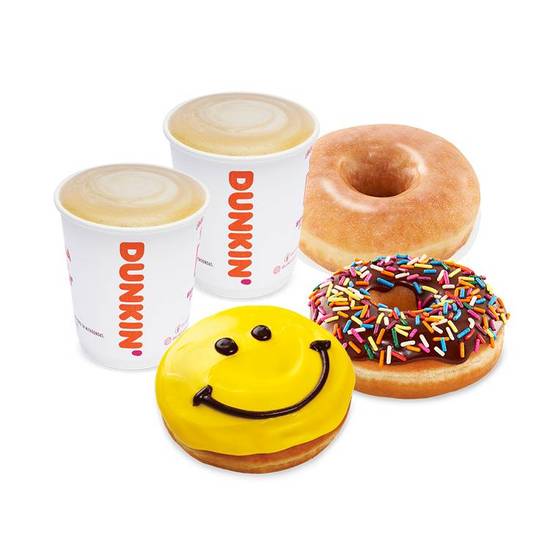 Combo 3 Donuts + 2 Capuccinos